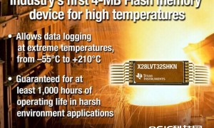 德州仪器推出业界首款应用于苛刻环境的4MB闪存器