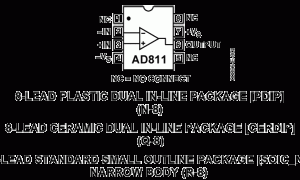 AD811视频运算放大器（运算放大器）参数介绍及中文PDF下载
