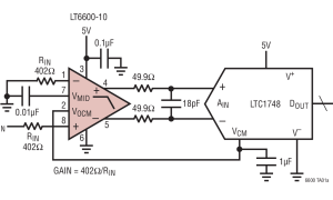 LT6600-10全差分放大器参数介绍及中文PDF下载