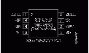 OP07D精细放大器(Vos<1mV且TCVos<2uV/C)参数介绍及中文PDF下载
