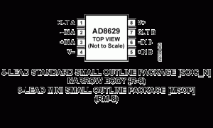 AD8629低输入偏置电流放大器(<100pA)参数介绍及中文PDF下载