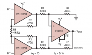 LT6207高速运算放大器（带宽≥50MHz）参数介绍及中文PDF下载