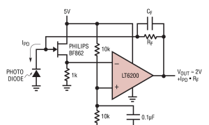 LT6200高速运算放大器（带宽≥50MHz）参数介绍及中文PDF下载