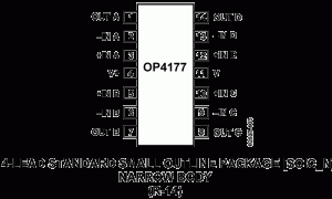 OP4177低功耗放大器(<1mA/放大器)参数介绍及中文PDF下载