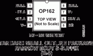 OP162精细放大器(Vos<1mV且TCVos<2uV/C)参数介绍及中文PDF下载