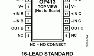 OP413精细放大器(Vos<1mV且TCVos<2uV/C)参数介绍及中文PDF下载