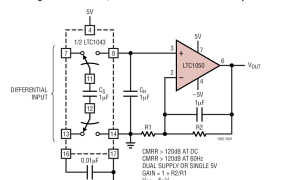 LTC1050高压放大器(≥12V)参数介绍及中文PDF下载