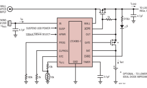 LTC4085-1USB电源管理器（PowerPath、电池充电器）参数介绍及中文PDF下载