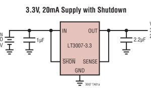 LT3007正电源线性稳压器(LDO)参数介绍及中文PDF下载