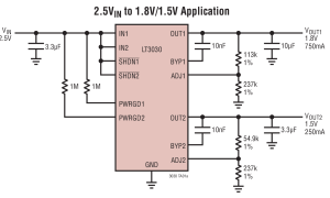 LT3030正电源线性稳压器(LDO)参数介绍及中文PDF下载