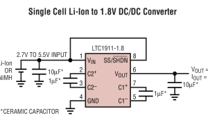 LTC1911稳压降压型电荷泵参数介绍及中文PDF下载