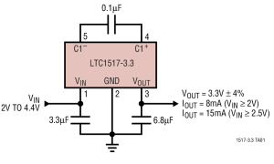 LTC1517-3.3稳压升压电荷泵参数介绍及中文PDF下载
