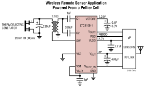 LTC3108-1内部电源开关升压稳压器参数介绍及中文PDF下载