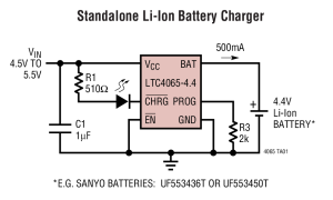 LTC4065-4.4线性电池充电器参数介绍及中文PDF下载