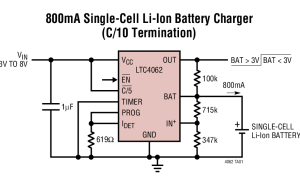 LTC4062线性电池充电器参数介绍及中文PDF下载