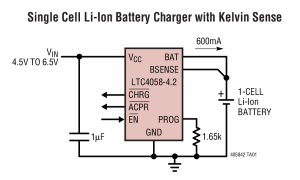 LTC4058-4.2线性电池充电器参数介绍及中文PDF下载