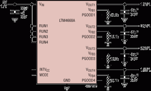 LTM4668AµModule降压型稳压器参数介绍及中文PDF下载