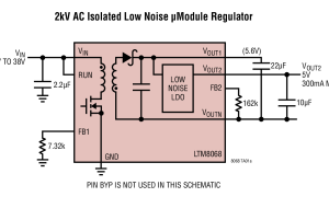 LTM8068阻隔µModule转换器参数介绍及中文PDF下载