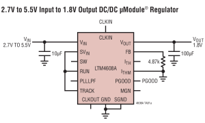 LTM4608AµModule降压型稳压器参数介绍及中文PDF下载