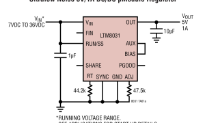 LTM8031µModule降压型稳压器参数介绍及中文PDF下载