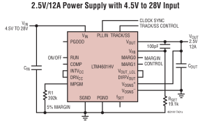 LTM4601HVµModule降压型稳压器参数介绍及中文PDF下载