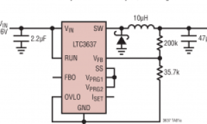 LTC3637微功率降压型稳压器参数介绍及中文PDF下载