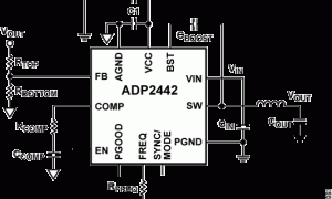 ADP2442内部电源开关降压稳压器参数介绍及中文PDF下载