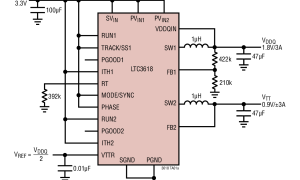 LTC3618DDR存储器/总线端接参数介绍及中文PDF下载