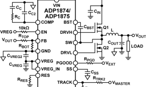 ADP1874外部开关电源降压型控制器参数介绍及中文PDF下载