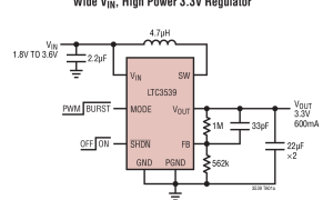 LTC3539内部电源开关升压稳压器参数介绍及中文PDF下载