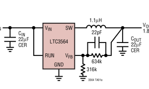 LTC3564微功率降压型稳压器参数介绍及中文PDF下载
