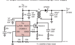 LTC3803-3反激式、正激式和阻隔式控制器参数介绍及中文PDF下载
