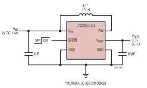 LTC3525内部电源开关升压稳压器参数介绍及中文PDF下载