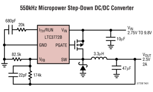 LTC3772B外部开关电源降压型控制器参数介绍及中文PDF下载