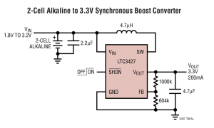 LTC3427内部电源开关升压稳压器参数介绍及中文PDF下载
