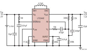 LTC3442内部电源开关升降压稳压器参数介绍及中文PDF下载