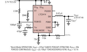 LTC3414微功率降压型稳压器参数介绍及中文PDF下载