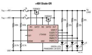 LTC4355PowerPath、抱负二极管和负载开关参数介绍及中文PDF下载
