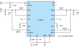 6.2 µA静态电流双通道，同步降压型Silent Switcher2稳压器介绍