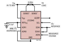 LTC2945电流检测放大器参数介绍及中文PDF下载