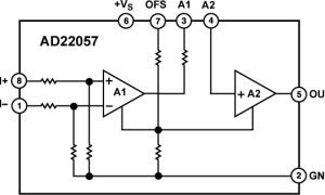 AD22057电流检测放大器参数介绍及中文PDF下载