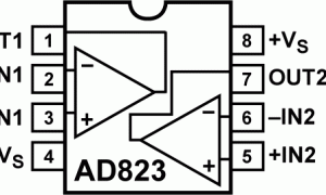 AD823低输入偏置电流放大器(<100pA)参数介绍及中文PDF下载