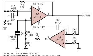 LT1113低噪声放大器(≤10nV/√Hz)参数介绍及中文PDF下载