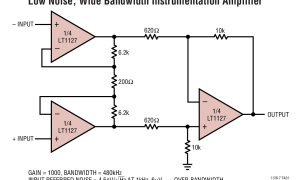 LT1126低噪声放大器(≤10nV/√Hz)参数介绍及中文PDF下载