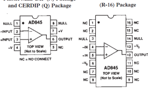 ad845高压放大器(≥12V)参数介绍及中文PDF下载