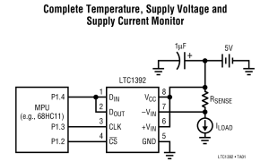 LTC1392集成式温度传感器参数介绍及中文PDF下载