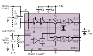 LT5546低功耗RF收发器参数介绍及中文PDF下载