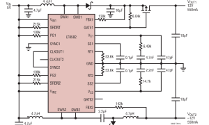 LT8582内部电源开关升压稳压器参数介绍及中文PDF下载