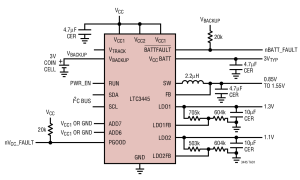 LTC3445降压型稳压器和LDO参数介绍及中文PDF下载