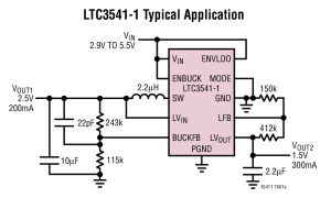 LTC3541-1多拓扑DC/DC参数介绍及中文PDF下载